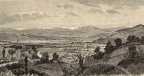 A Kis-Szamos völgye és a Gyalui-havasok a Fellegvárról nézve