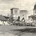 Abrudbánya főtere az 1849-es pusztulás után