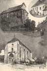 A református templom, a római katolikus templom és az egykori fejedelmi ház Ótordán