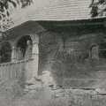A görögkatolikus fatemplom tornáca (a XIX. századból), Nagyesküllő, Kolozs megye