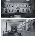 A bethlenszentmiklósi egykori Bethlen-kastély bejárati homlokzata, 1668–73. Tervezte Bethlen Miklós / A keresdi Bethlen-kastély belső tornáca, 1559–1598