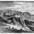 A torockószentgyörgyi vár nyugatról nézve